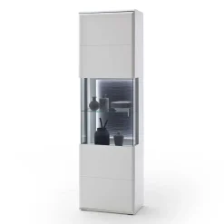 Wohnen Schrankwand Wohnzimmer in Weiß - Hazime (vierteilig)