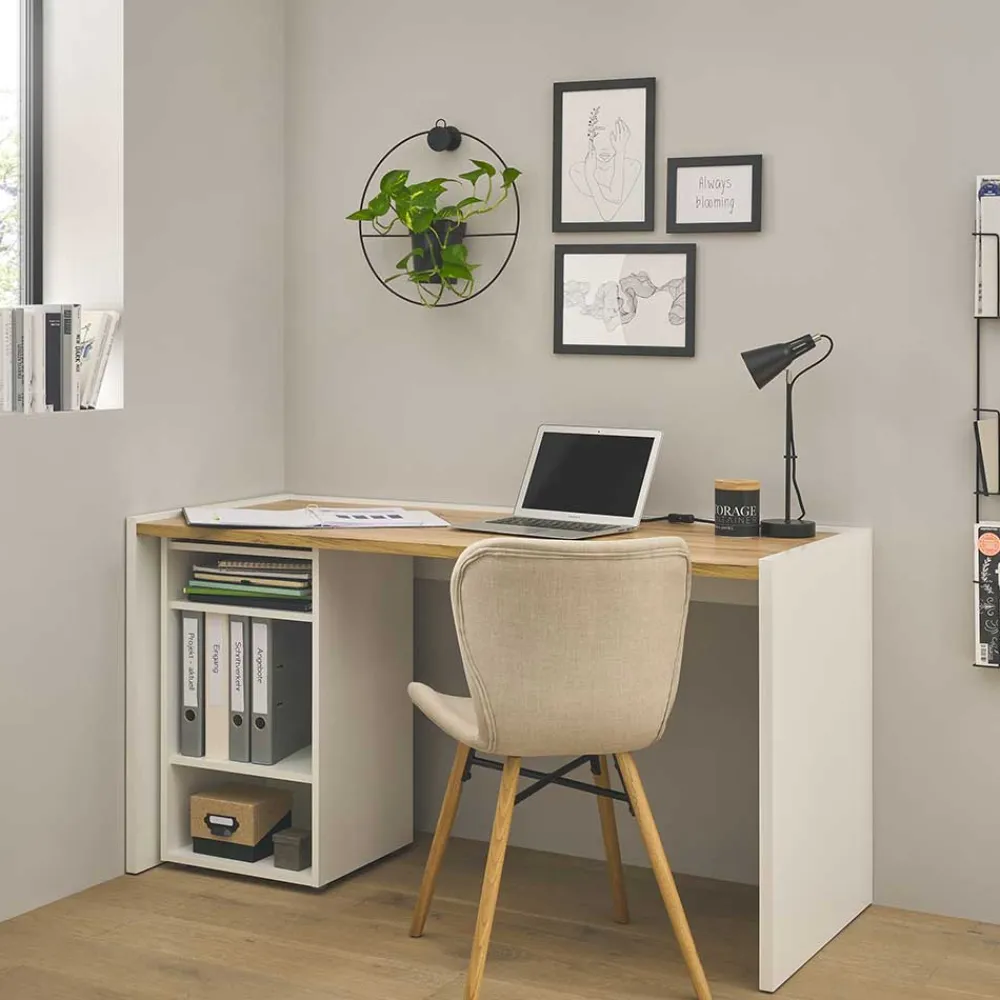 Wohnen Bürotische*Schreibtisch & Regal Kombi - Nonessia (zweiteilig)