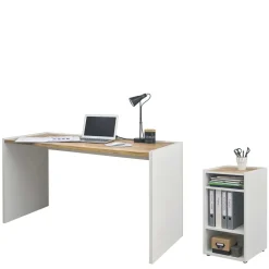 Wohnen Bürotische*Schreibtisch & Regal Kombi - Nonessia (zweiteilig)