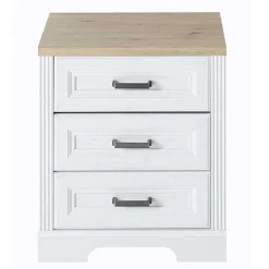 Wohnen Schreibtisch & Rollcontainer Set - Mehady (dreiteilig)