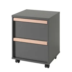 Wohnen Schreibtisch & Rollcontainer & Regal - Navlius (dreiteilig)