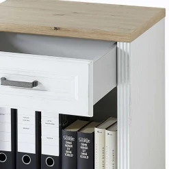 Wohnen Bürotische*Schreibtisch & Rollcontainer Kombi - Mehady (zweiteilig)