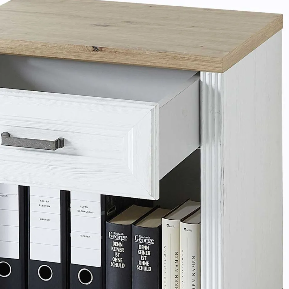 Wohnen Bürotische*Schreibtisch & Rollcontainer Kombi - Mehady (zweiteilig)