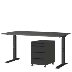 Wohnen Schreibtisch & Rollcontainer - 3 Größen - Tila (zweiteilig)