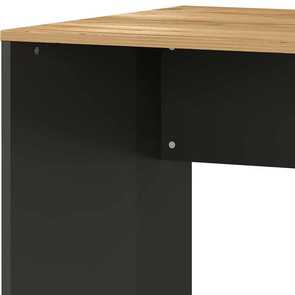 Wohnen Graue Möbel|Bürotische*Schreibtisch & Rollcontainer 158x79 cm - Contrage (zweiteilig)