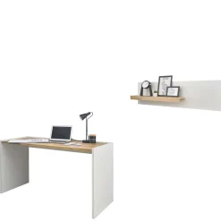 Wohnen Schreibtisch & Wandboard modern - Nonessia (zweiteilig)