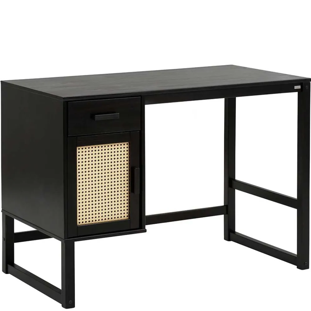 Kinder Wohnen Schreibtisch aus Kiefer Dunkelbraun - Idamoro