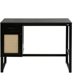 Kinder Wohnen Schreibtisch aus Kiefer Dunkelbraun - Idamoro