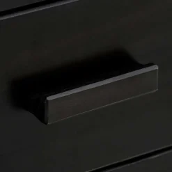 Kinder Wohnen Schreibtisch aus Kiefer Dunkelbraun - Idamoro