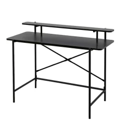 Wohnen Bürotische*Schreibtisch aus Metall in Schwarz - Andjes
