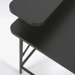 Wohnen Bürotische*Schreibtisch aus Metall in Schwarz - Andjes