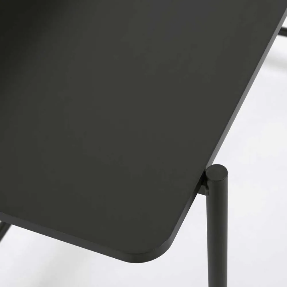 Wohnen Bürotische*Schreibtisch aus Metall in Schwarz - Andjes