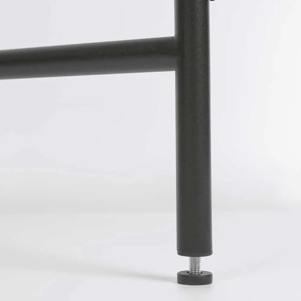 Wohnen Bürotische*Schreibtisch aus Metall in Schwarz - Andjes