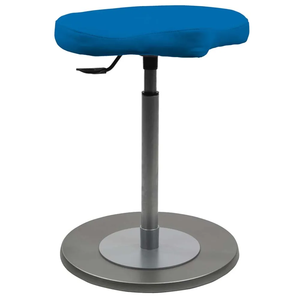 Wohnen Schreibtisch Hocker in Blau mit Silber - Anvica