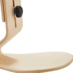 Wohnen Bürostühle*Schreibtisch Hocker in Rot Stoff - Cognac