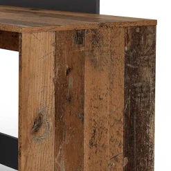 Wohnen Graue Möbel|Loft Möbel*Schreibtisch in Altholz Optik und Anthrazit - Egona