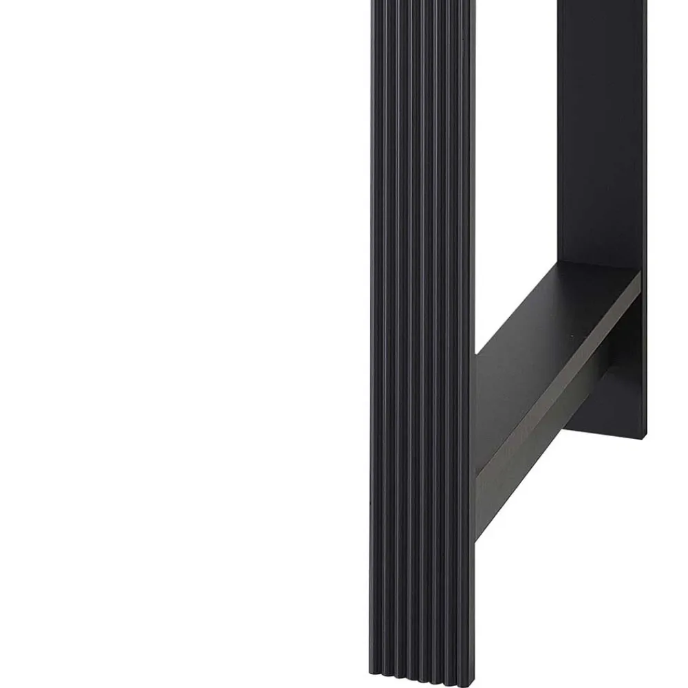 Wohnen Bürotische*Schreibtisch in Dunkelgrau & Eiche Optik - Joe