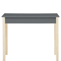 Kinder Wohnen Schreibtisch in Grau mit Kiefer - Bradley