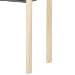 Kinder Wohnen Schreibtisch in Grau mit Kiefer - Bradley