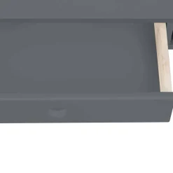 Kinder Wohnen Schreibtisch in Grau mit Kiefer - Bradley