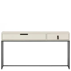 Kinder Wohnen Schreibtisch in Hellgrau mit Schwarz - Lergavano