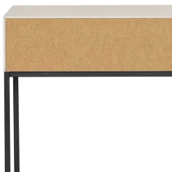 Kinder Wohnen Schreibtisch in Hellgrau mit Schwarz - Lergavano