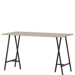 Wohnen Schreibtisch in Hellgrau Kiefernholz - Amare