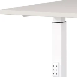 Wohnen Bürotische*Schreibtisch in Lichtgrau und Weiß - Vin