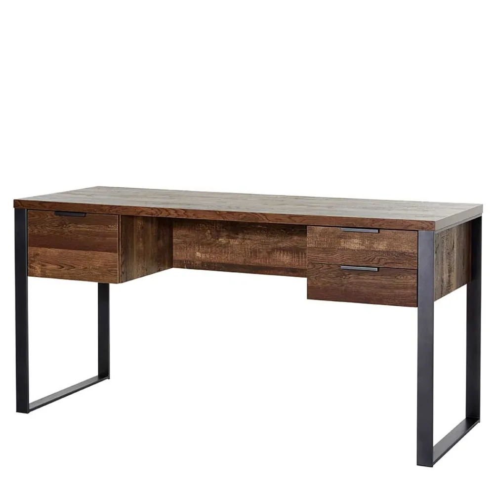 Kinder Wohnen Schreibtisch in Vintage Eiche Dekor - Srecla