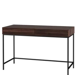 Wohnen Schreibtisch in Walnuss Holzoptik - Teleska