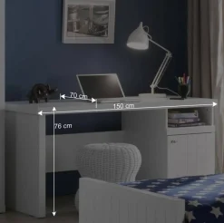 Kinder Wohnen Schreibtisch Maggy mit 150 cm Breite