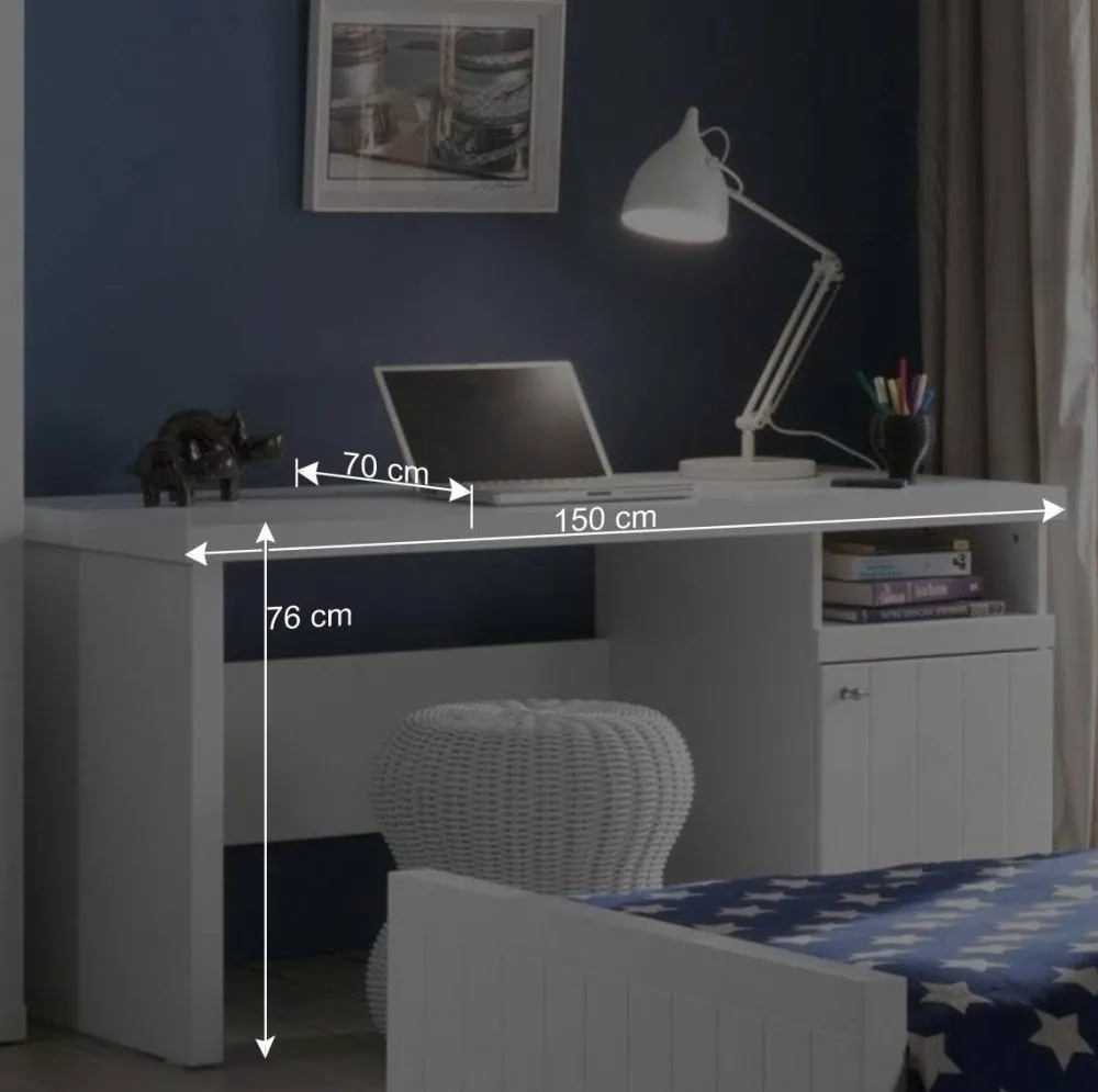 Kinder Wohnen Schreibtisch Maggy mit 150 cm Breite