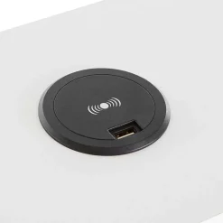 Wohnen Bürotische*Schreibtisch mit Aufsatz in Weiß - Finlays