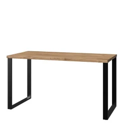 Wohnen Schreibtisch mit Bügelgestell 140x75x70 cm - Uletria