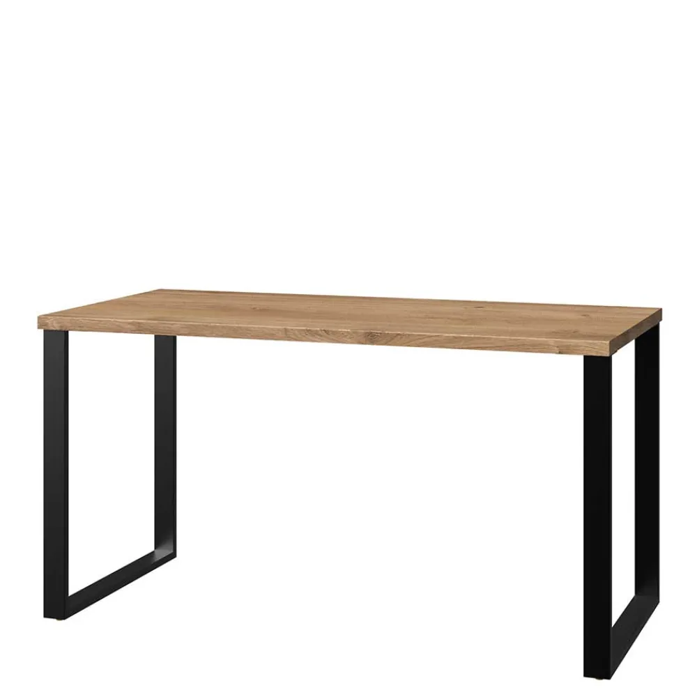 Wohnen Schreibtisch mit Bügelgestell 140x75x70 cm - Uletria