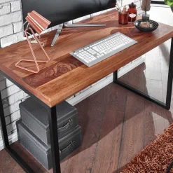 Wohnen Schreibtisch mit Bügelgestell 117x77x59 cm - Seventy