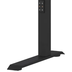 Wohnen Schreibtisch mit Höhenverstellung in Lichtgrau - Rapinus