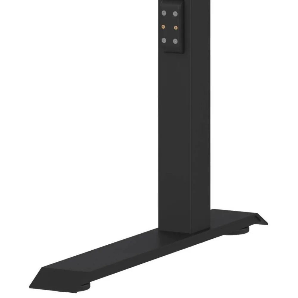 Wohnen Schreibtisch mit Höhenverstellung in Lichtgrau - Rapinus