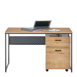 Wohnen Schreibtisch mit Rollcontainer Set - Caprera (zweiteilig)