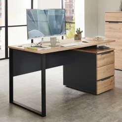 Kinder Wohnen Schreibtisch mit Schubladen zweifarbig - Kuetra