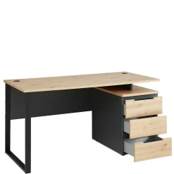 Kinder Wohnen Schreibtisch mit Schubladen zweifarbig - Kuetra