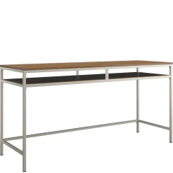 Wohnen Bürotische*Schreibtisch mit Staufach in Walnuss Optik - Streetline