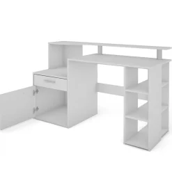 Kinder Wohnen Schreibtisch mit Stauraum und Aufsatz - Caveira