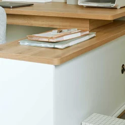 Wohnen Bürotische*Schreibtisch mit Stauraum als Eckausführung - Xuana