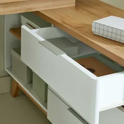 Wohnen Bürotische*Schreibtisch mit Stauraum als Eckausführung - Xuana