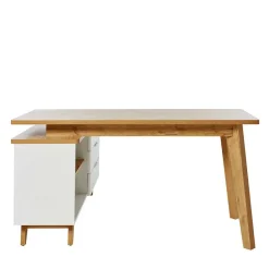 Wohnen Bürotische*Schreibtisch mit Stauraum als Eckausführung - Xuana