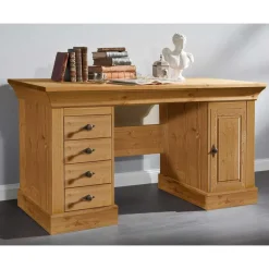 Wohnen Schreibtisch Piatra aus Kiefer teilmassiv gelaugt und geölt