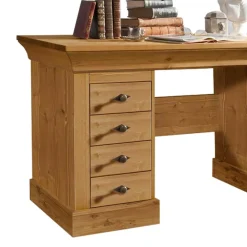 Wohnen Schreibtisch Piatra aus Kiefer teilmassiv gelaugt und geölt