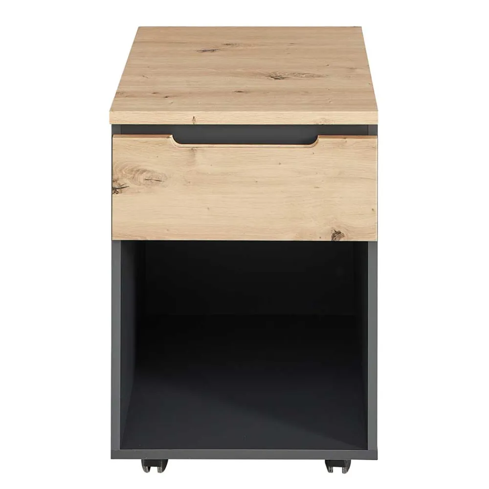 Wohnen Rollcontainer*Schreibtisch Rollcontainer mit Fach - Kuetra