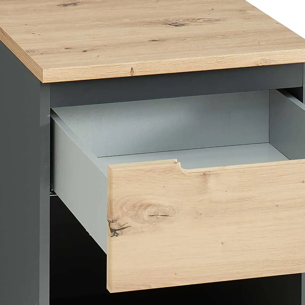 Wohnen Rollcontainer*Schreibtisch Rollcontainer mit Fach - Kuetra